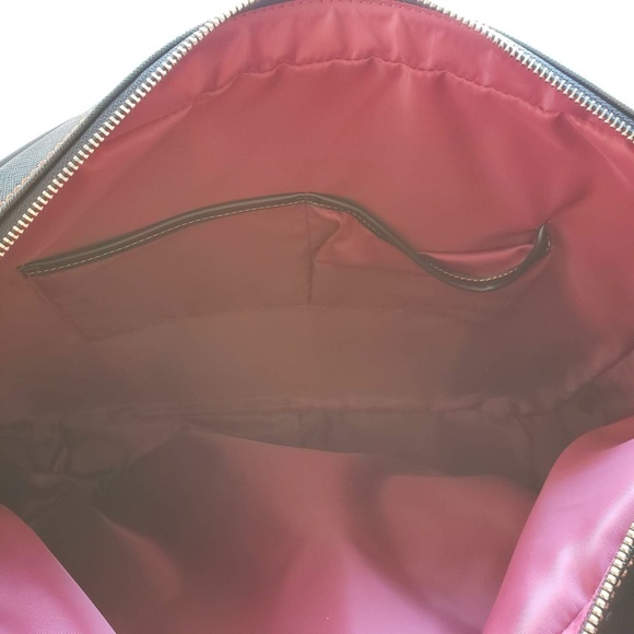 Furbo Design FRB007 Double Zip Bag- Black/Brown - Picture 6 of 7